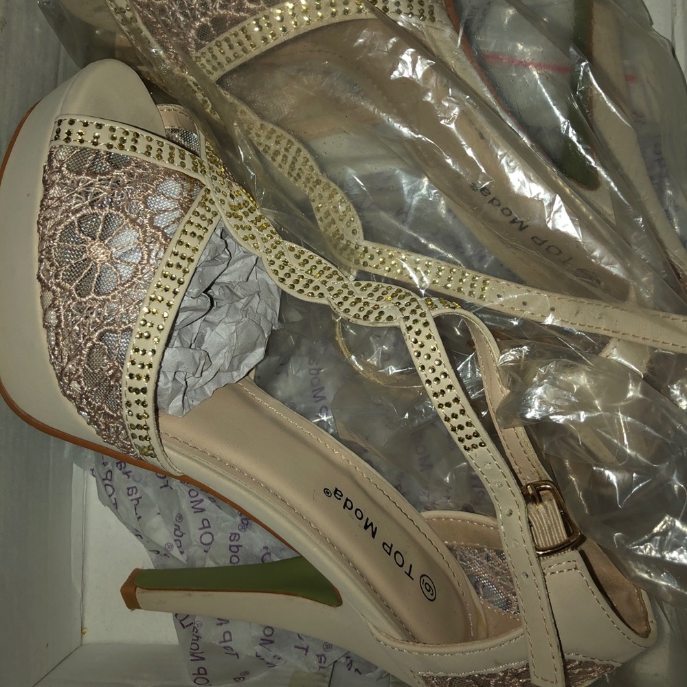 Top Moda wedding platform heels